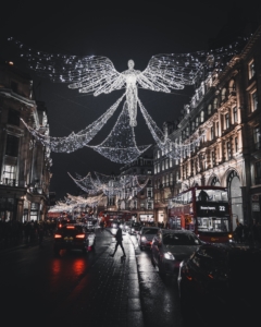 Regent Street a Natale, London